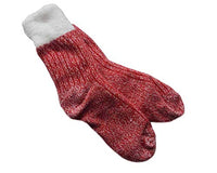 MinxNY - Double Layer Corduroy Socks - Shea Butter Infused - Red