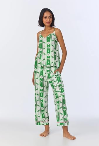 BedHead - Cami Cropped Pajama Set - Aloha Stripe - Medium