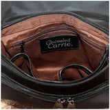 Concealed Carrie - Classic Microfiber Firearm Clutch - Black