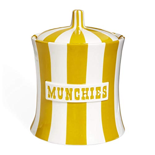 Jonathan Adler - Canister - Munchies - Yellow & White