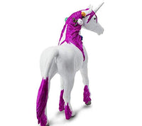 Safari Ltd. Mythical Realms Collection - Pink Unicorn Figurine Non-toxic and BPA Free - Age 3 and Up