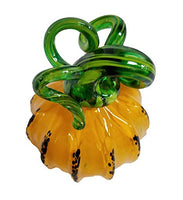 The Glass Forge - Glass Pumpkin - Medium Yellow