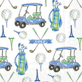 Boston International - 3-Ply 5" Cocktail Napkins - Guy Golf