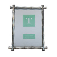 Two's Company - 4x6 & 5x7 Bamboo Frame Set - Silver