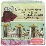 Boston International - 3-Ply 5" Cocktail Napkins 20 Count - Little Umbrella