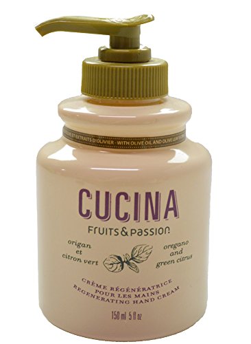 Fruits & Passion - Cucina Regenerating Hand Cream - Oregano & Green Citrus -5 oz