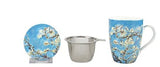 McIntosh Trading - Tea Mug w/ Infuser & Lid - VanGogh Almond Blossom