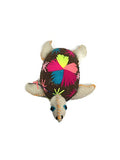 Twoolies - Stuffed Colorful Wool Animal - Sea Turtle - Large - 9" Long