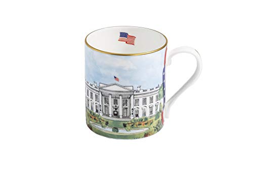 Halcyon Days - Bone China Mug - The White House