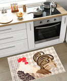Olivia's Home Royal Rooster Accent Washable Rug 22" x 32" Doormat