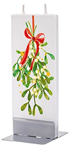 Flatyz - Twin Wick Flat Candle - Mistletoe