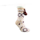 MinxNY - Snow Falls Lounge Socks - Shea Butter Infused - White