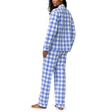 BedHead - L/S Classic Poplin PJ Set - Buffalo Plaid - Small