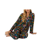 BedHead - Stretch L/S Pajama Set - Winter Blooms - Medium