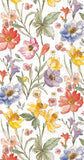 Boston International - Paper Guest Towel 16 Count, Soft Flowers (Cream)