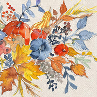 Boston International - 3-Ply 6.5" Lunch Napkins 20 Count - Fall Flair