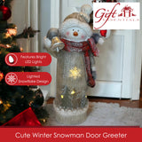 Gift Essentials - 20" Light up LED Doorway Greeter - Winter Snowman