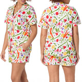 BedHead - Stretch Shorty PJ Set - Organic Garden - Medium