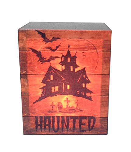 Stony Creek - 4" x 5" Lighted Sign Box - Haunted