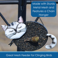 GC - Gift Essentials - Mesh Bird Feeder - Smiling Black Cat