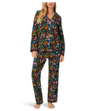 BedHead - Stretch L/S Pajama Set - Winter Blooms - Large