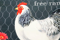 Olivia's Home - 22" x 32" Accent Rug - Rooster w/ Red Gingham