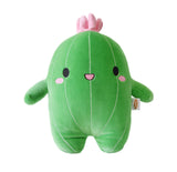 BABOLI - 10" Cuddly Cactus Stuffed Plant Animal w/ Smiley Face & Pink Antenna