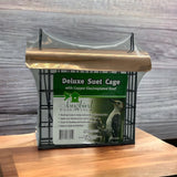 GC - Songbird Essentials - Deluxe Double Suet Cage w/Copper Metal Roof