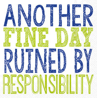 Boston International - 3-Ply 5" Cocktail Napkins 20 Count - Another Fine Day