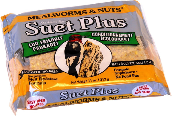 GC - Wildlife Science - 11 oz Suet Cake - Mealworm & Nuts