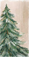 Boston International - Paper Guest Towel 16 Count - Gilded Painterly Tree
