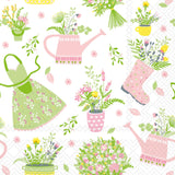 Boston International - 3-Ply 5" Cocktail Napkins 20 Count - Apron & Boots