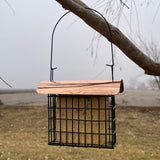 GC - Songbird Essentials - Deluxe Double Suet Cage w/Copper Metal Roof