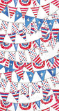 Boston International - Paper Guest Towel 16 Count - Patriotic Buntings/ Pennant Flags