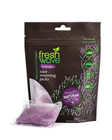 Fresh Wave Lavender Odor Eliminating & Deodorizing Packs | Bag of 6 | Safer Odor Relief for Small Spaces | Natural Plant-Based Odor Eliminator | Odor Absorbers for Home