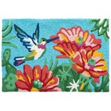 Jellybean - Indoor/Outdoor Rug - 
 Blooming Cactus Hummingbird