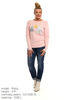 Green 3 - Women's Long Sleeve T-Shirt - Metallic Trees Pink - Small
