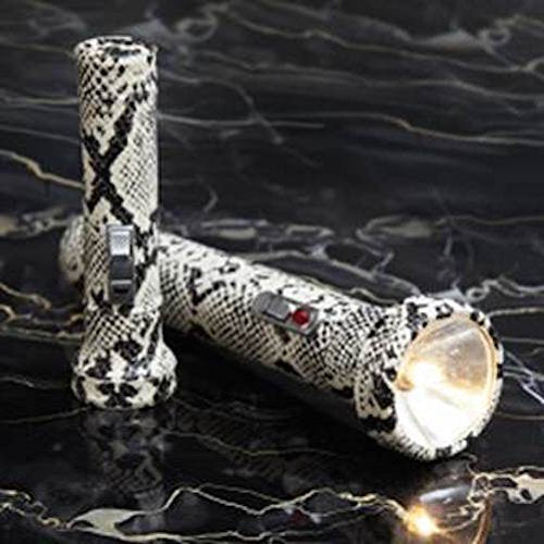 Tozai Home - Flashlight - Faux Snakeskin - Large