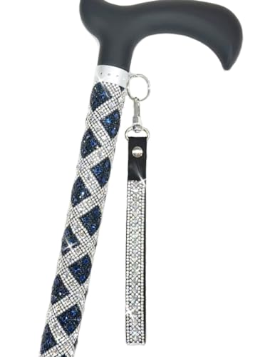 Jacqueline Kent Sugar Cane - Adjustable Cane - Mariners Cross Navy