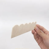 HEALERWORLD - 12Pcs Dollhouse Miniatures Unpainted Roof Tiles DIY 1:12 Scale Build Accessory