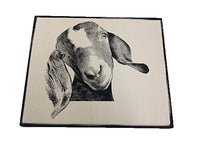 Eric & Christopher - Stretched Canvas Screen Print Picture - Goat