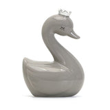 Child To Cherish - Swan w/ Silver Crown - Gray