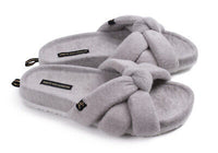 Pretty You London - Knotted Terry Slider - Grey - Small