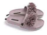 Pretty You London - Tasseled Slider - Mink - X-Large