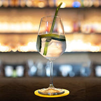 Cazador-del-sol - 4" Luminous James Coaster - Yellow
