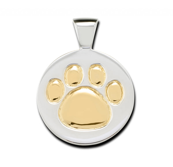 Lisa Welch - Charm - Sterling Silver - Dog Paw Print - Small