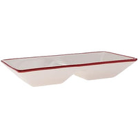 Boston International - Divided Serving Plate - Festive Trees
