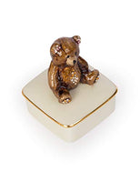 Jay Strongwater - Porcelain Box - Roman Teddy Bear