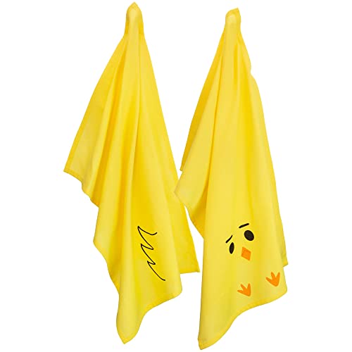 Boston International - Tea Towel Set - Yellow Chick