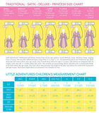 Little Adventures Rapunzel Satin Costume Dress Up - Large